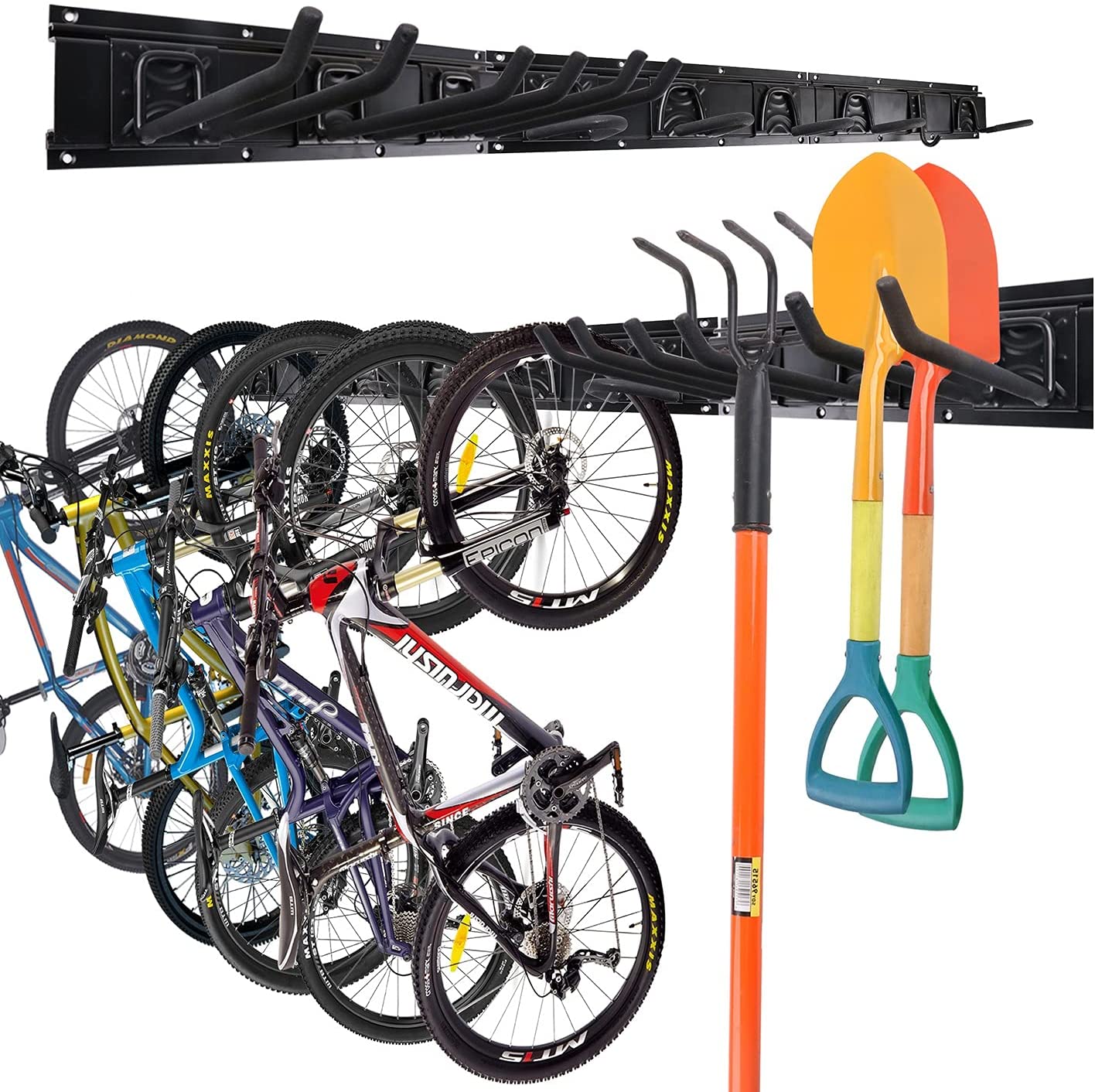 Fiets ophangsysteem én gereedschapshouder in één