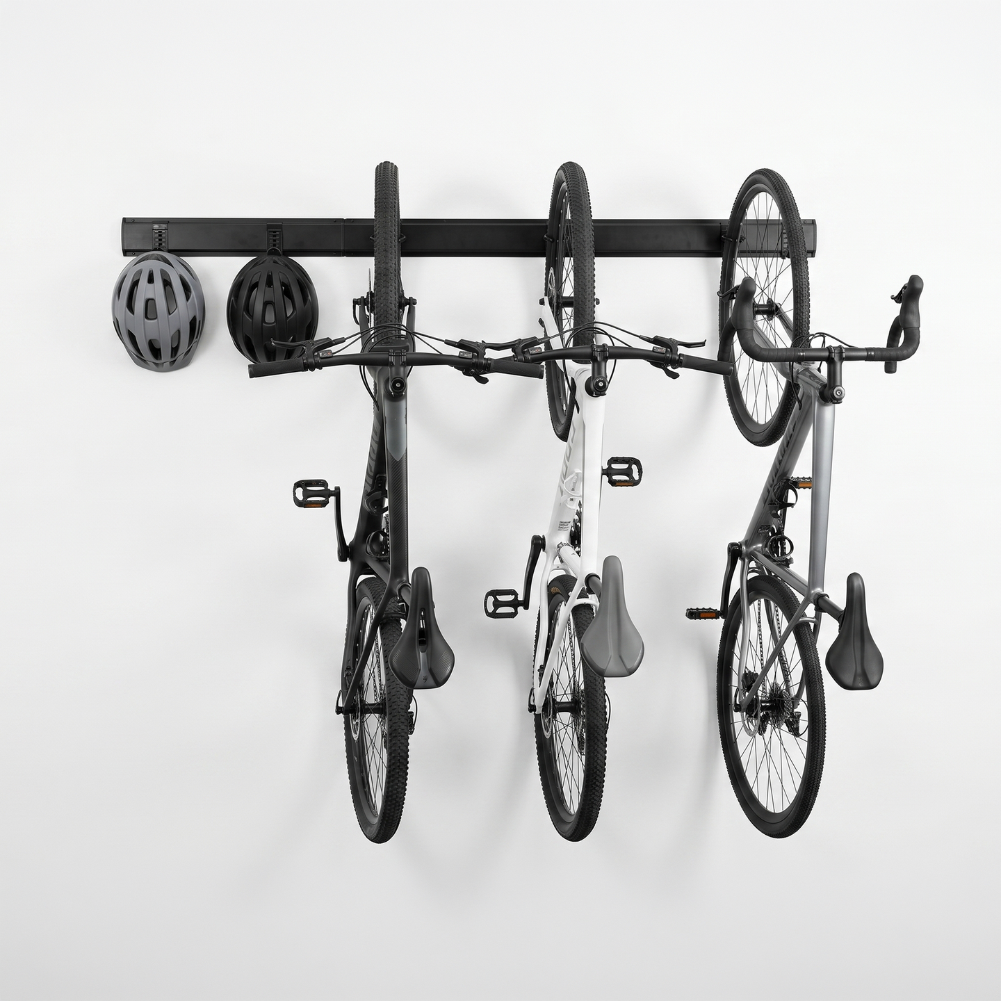 Fiets ophangsysteem voor 3 fietsen