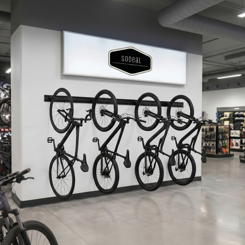 Fiets ophangsysteem voor 2 fietsen