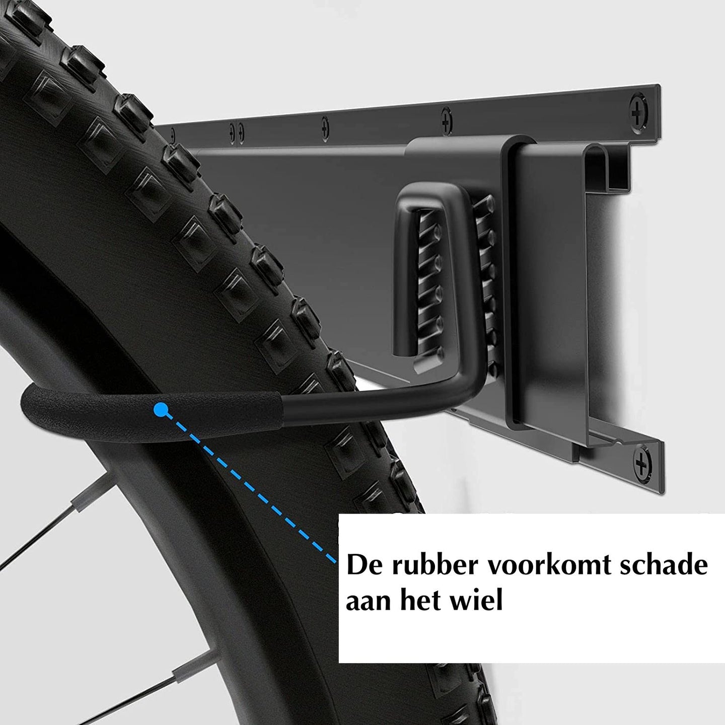 Fiets ophangsysteem voor 5 fietsen - niet voor mountainbikes