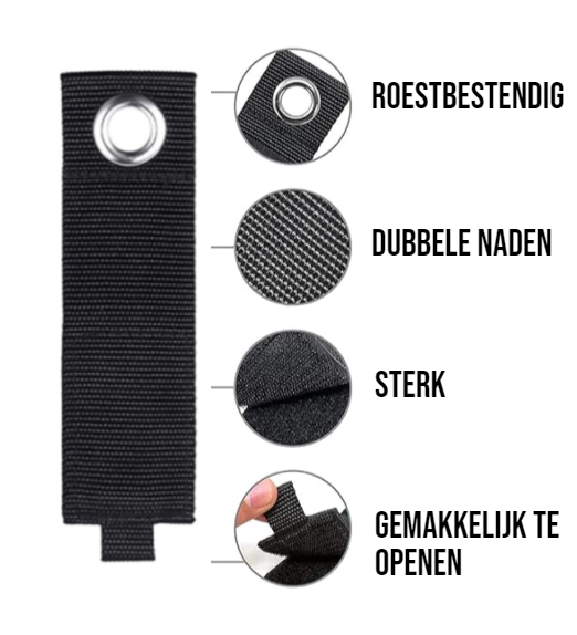 Kabelhouder velcro – 3 stuks