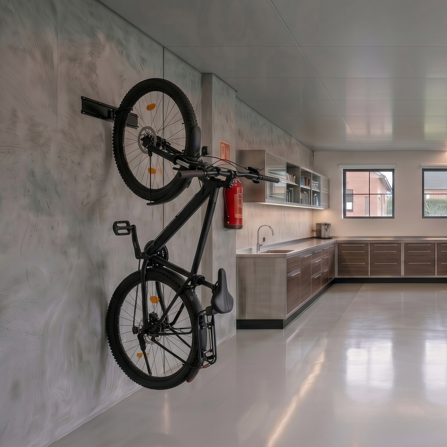 Fiets ophangsysteem voor 1 fiets